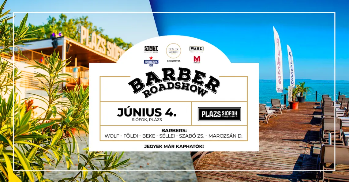 BARBER ROADSHOW - SIÓFOK PLÁZS