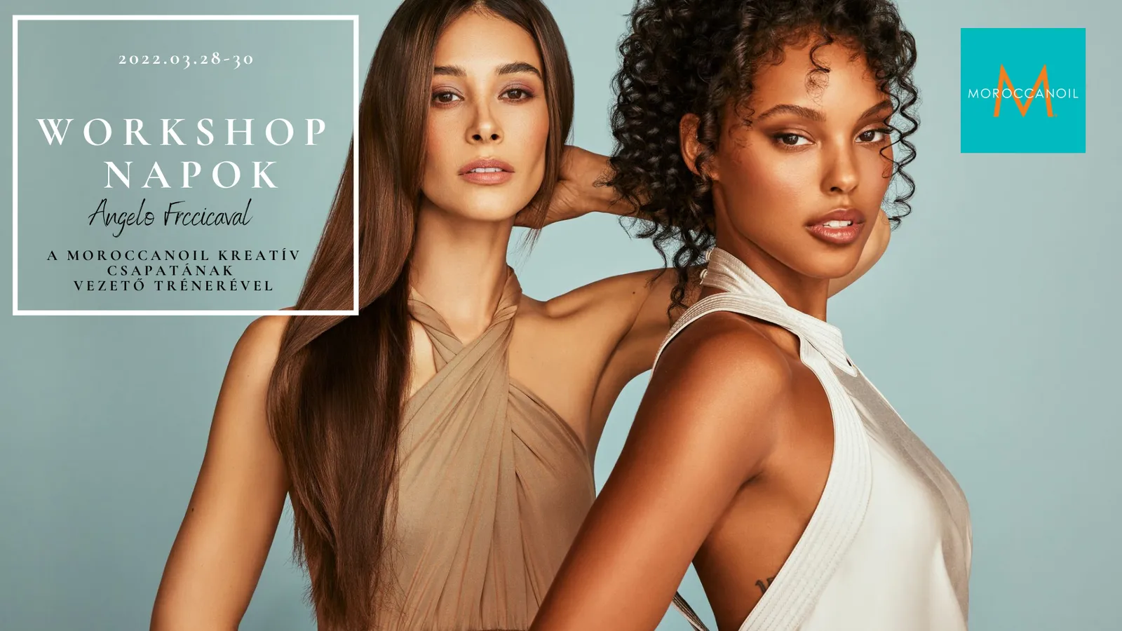 Fodrászok! Díjmentes Moroccanoil Workshop Angelo Fraccica okatófodrásszal
