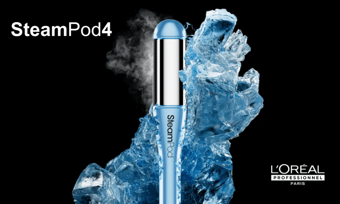 Megérkezett: a legújabb gőzölős hajvasaló a SteamPod 4 Glacial Utopia!