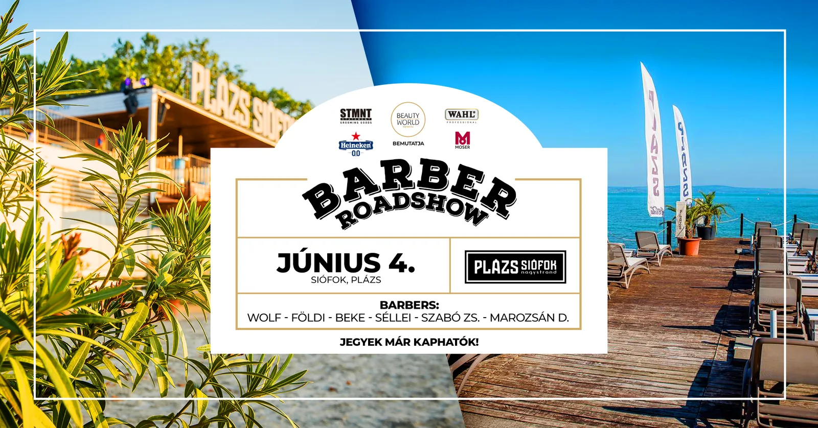 BARBER ROADSHOW - Plázs Siófok- Opening Seminar