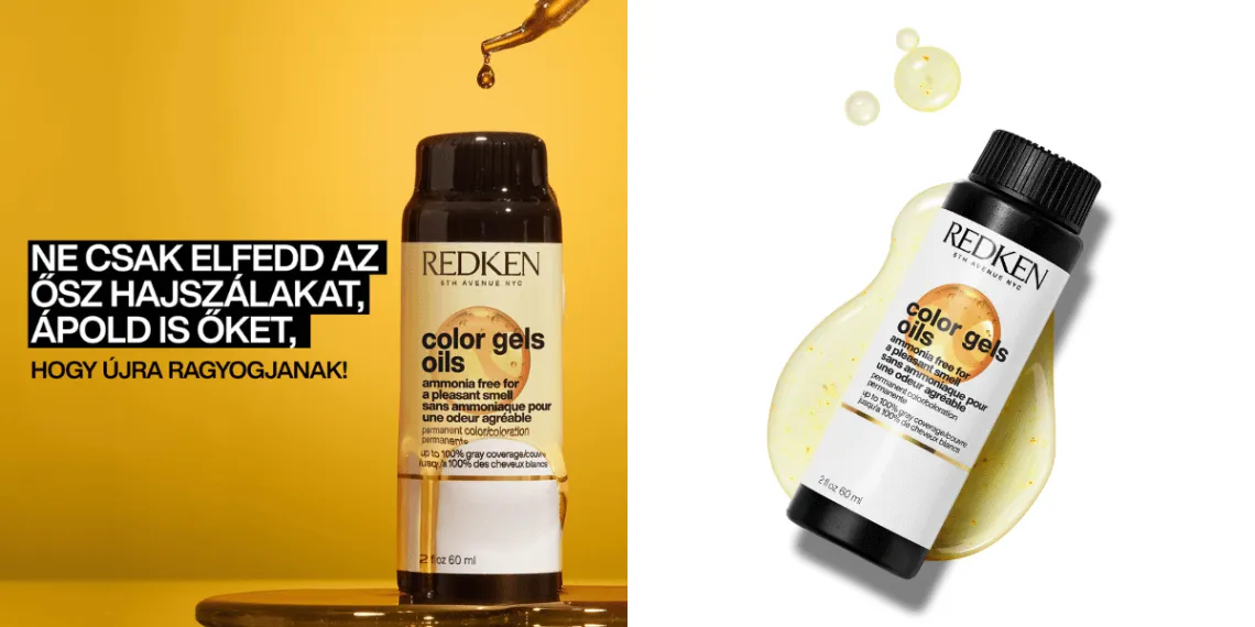Újdonság: Redken Color Gels Oils- ammóniamentes gél állagú tartós hajfesték